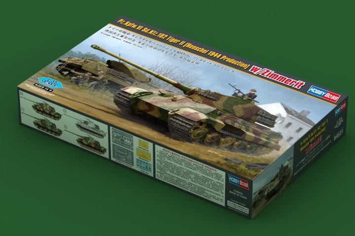 Hobby Boss 084531 Pz.Kpfw.VI Sd.Kfz.182 Tiger II (Henschel 1944 Production) w/Zimmerit Plastikmodell