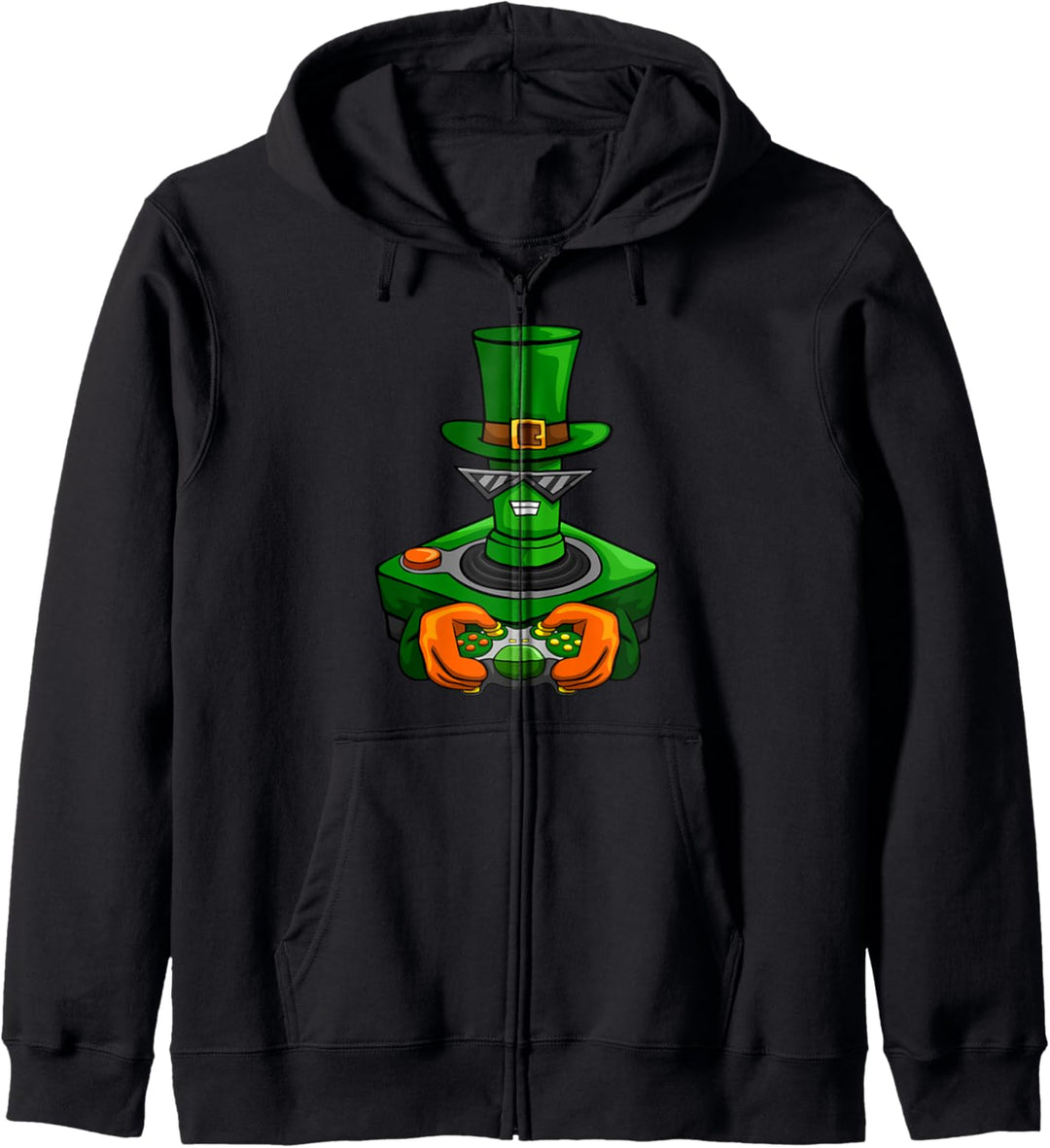 Spielkonsole Controller st Patrick's Day Hemd Jungen Mädchen Kapuzenjacke