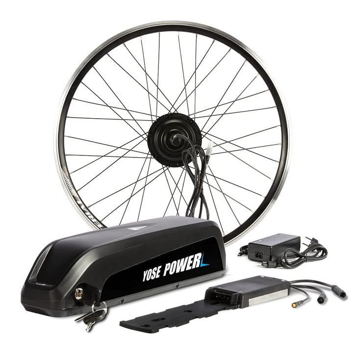 SHIMOST 28 Zoll 700C E-Bike Umbausatz Conversion Kit 36V250W Frontmotor mit 36V15,6Ah Li-ion Batteri