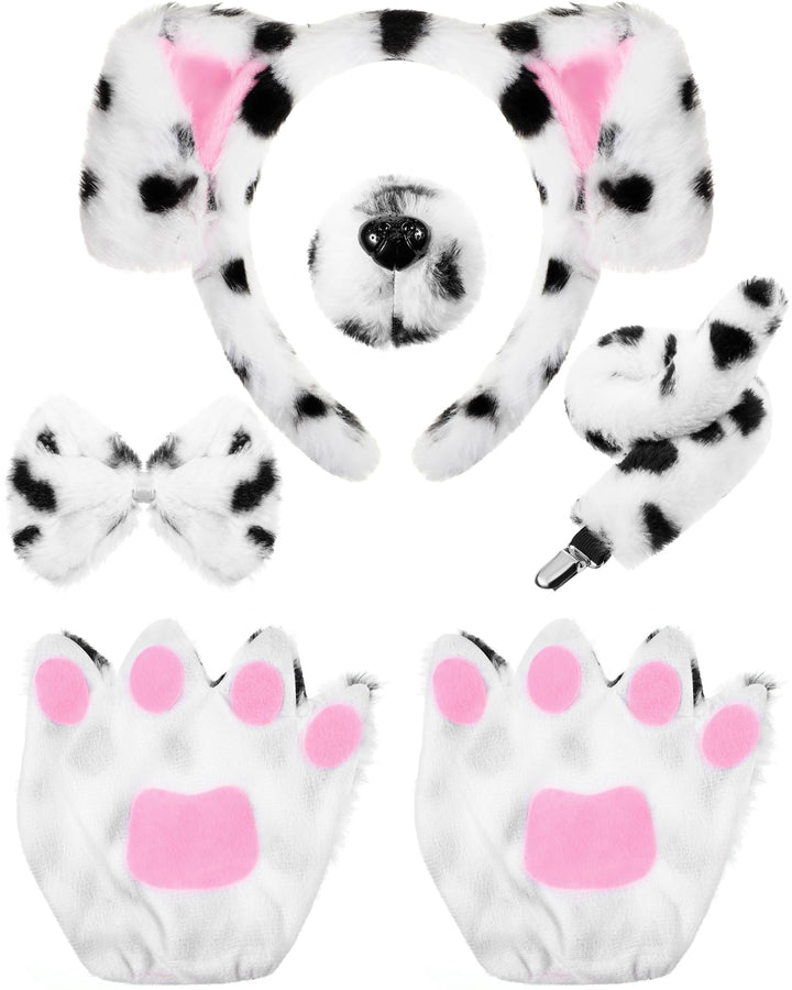 5 Stücke Halloween Tier Welpen Hund Kostüm Set Enthalten Welpen Ohren Stirnband Fliege Gefälscht Nas