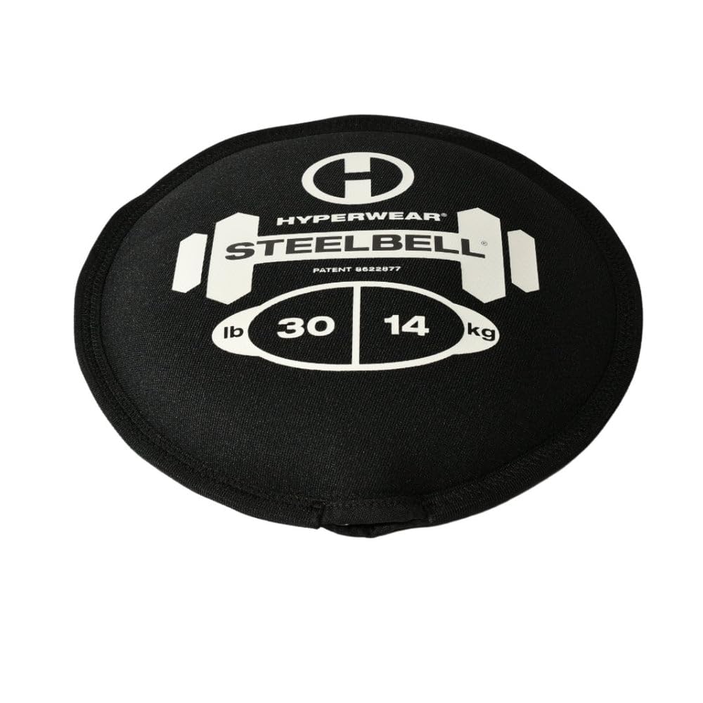 Hyperwear SteelBell Slam Ball mit Stahlfüllung, extrem haltbar, Neopren 13.6 kg, 13.6 kg