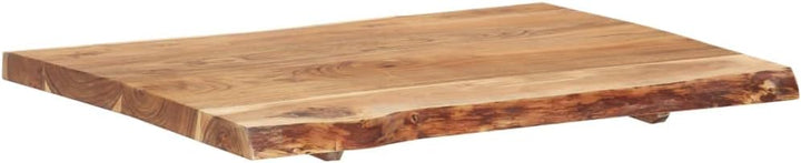 vidaXL Massivholz Tischplatte Baumkante Massivholzplatte Akazie 80x(50-60) x3,8cm 80 x 60 x 3.8 cm,