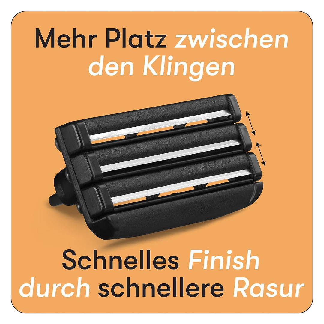 Boldking Rasierklingen 8 Stück Regular - Multipack flexible Rasierklinge für Nassrasierer - Rasierkl