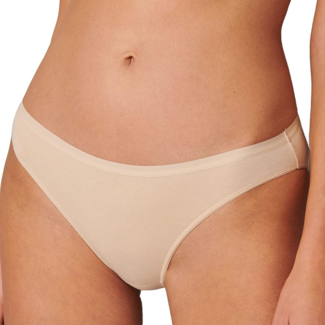 Schiesser Damen 2 PACK Mini Slip Bio Baumwolle - 95/5 Organic, 4 X Sand