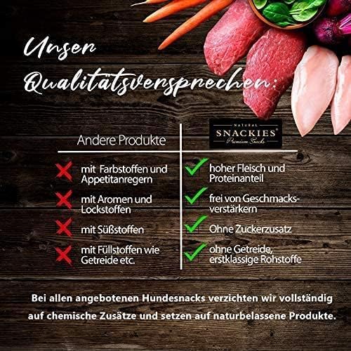 SNACKIES 16er-Pack (à 130g) Premium Snacks für Hunde, Feine Kabeljauhautwürfel ohne Zusatz von Getre
