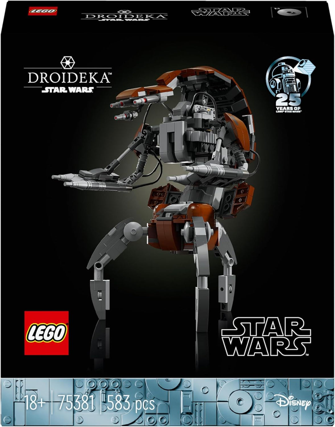 LEGO Star Wars Droideka Set, Droiden-Modellbausatz für Erwachsene, Deko für das Büro, Sammlerstück,