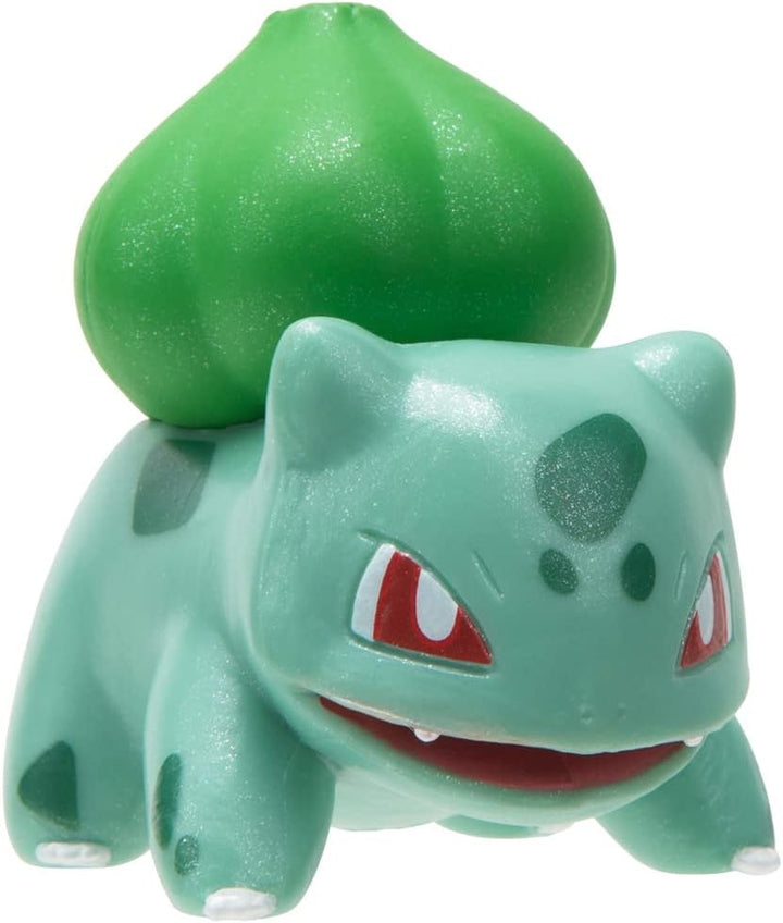 BANDAI - Pokémon – Evolutionspaket Bulbizarre, Herbizarre & Florizarre – Figur Bulbizarre 5 cm + Fig