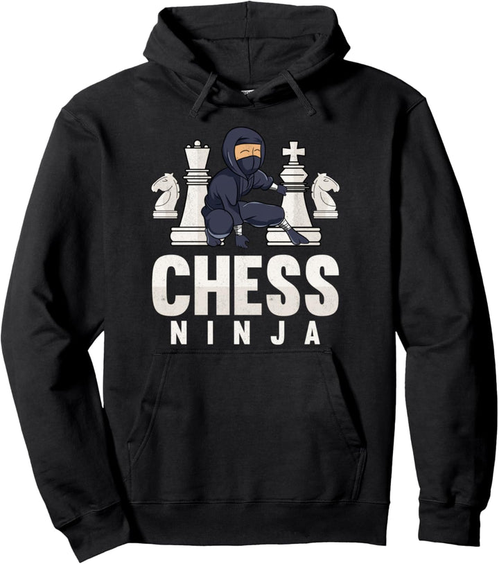 Schach Ninja Lustiges Schach Kinder Schach Jungen Schachspieler Pullover Hoodie