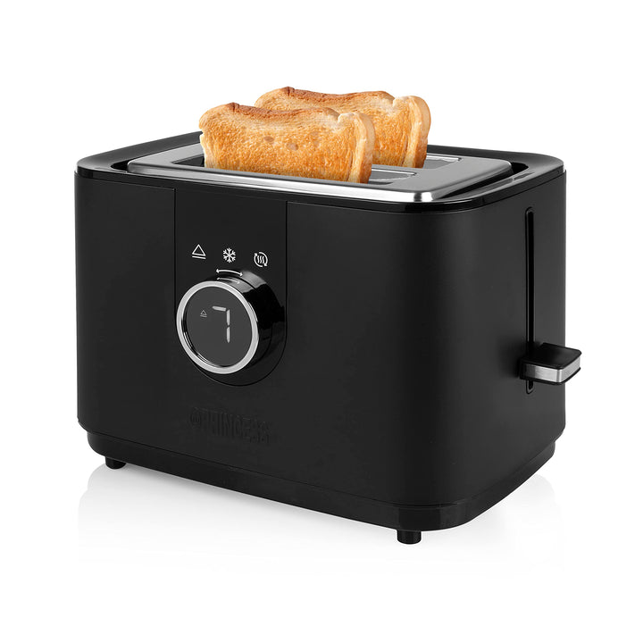Princess Toaster Moments –2 Schlitze, 7 Bräunungsstufen, Brötchenwärmer, Auftau-, Aufwärm- und Abbru