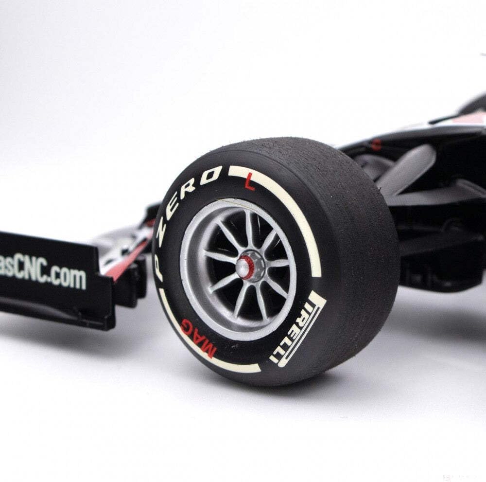 Minichamps 2020-HAAS-MKS-18 Miniaturauto aus der Kollektion, Weiss/Rot, 1:18