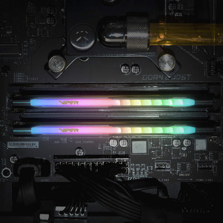Patriot Viper Steel RGB DDR4 32GB (2 x 16GB) 3200MHz CL16 Gaming Arbeitsspeicher Kit 32GB 3200MHz Ki