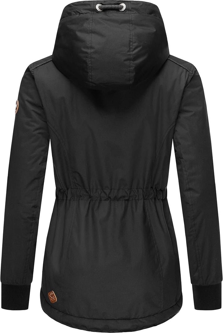 Ragwear Damen Winterjacke Outdoorjacke mit Kapuze YM-Danka XS-6XL S Black21, S Black21