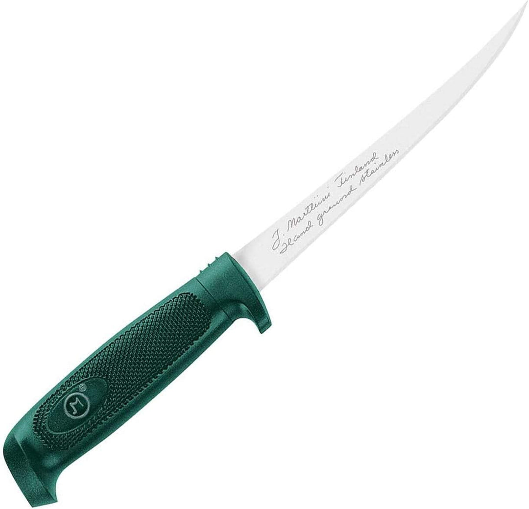 Marttiini Messer Finnisches Filetiermesser Kunststoff-Scheide Gesamtlänge: 30.7 cm, grau, M