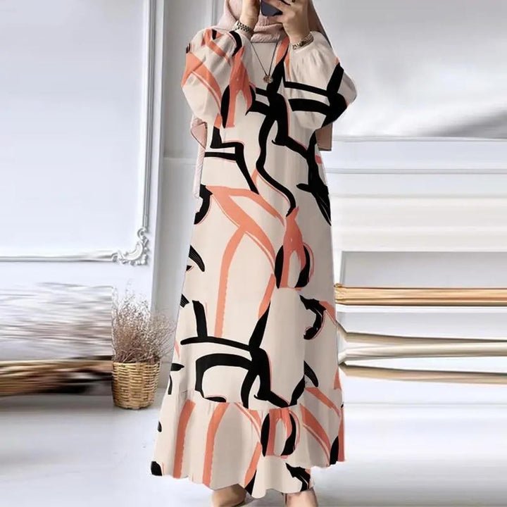 Gebetskleider Damen Abaya, langärmelig, muslimisches Kleid, Gebetskleidung, lässiger Kaftan Hose Dam