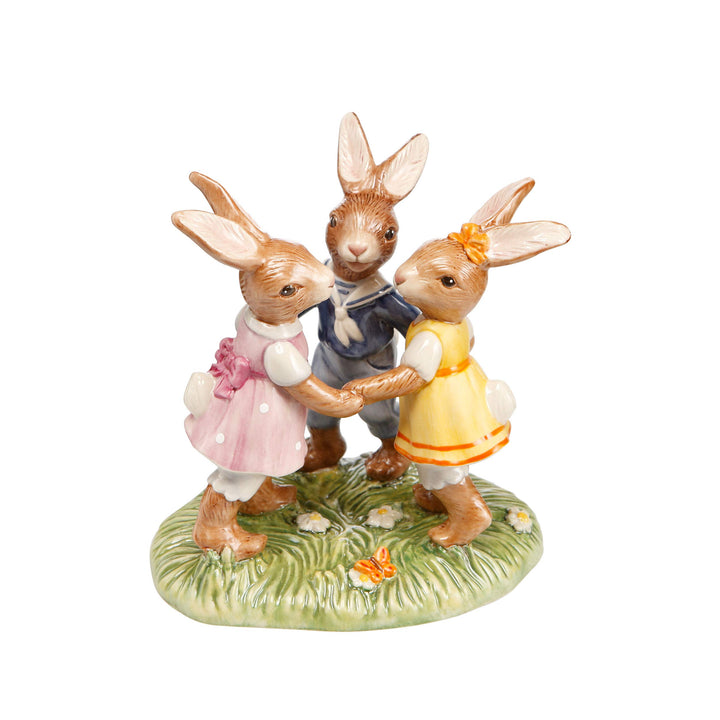 Goebel Ostern Osterhase, Porzellan, Mehrfarbig, 11.5x8.5x12.5 cm