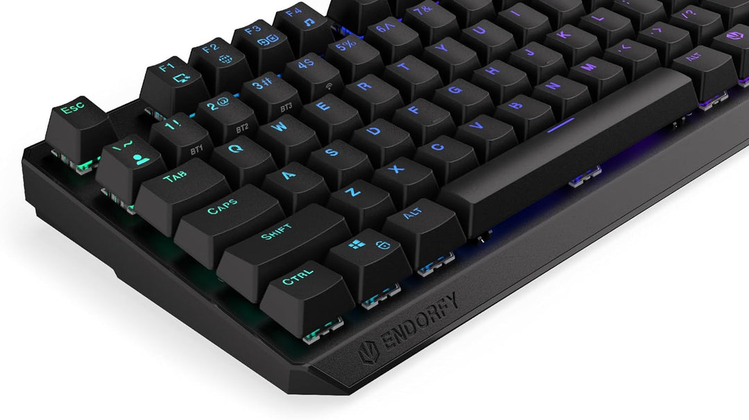 ENDORFY Thock TKL Wireless Black, TKL Wireless Mechanical Keyboard, QWERTY, Kailh Black switches, RG