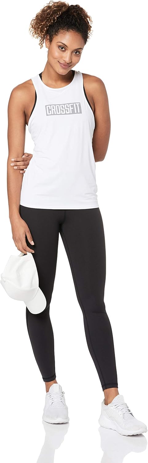 Reebok Damen Rc Ac Tank Top, M Wei&#xDF;