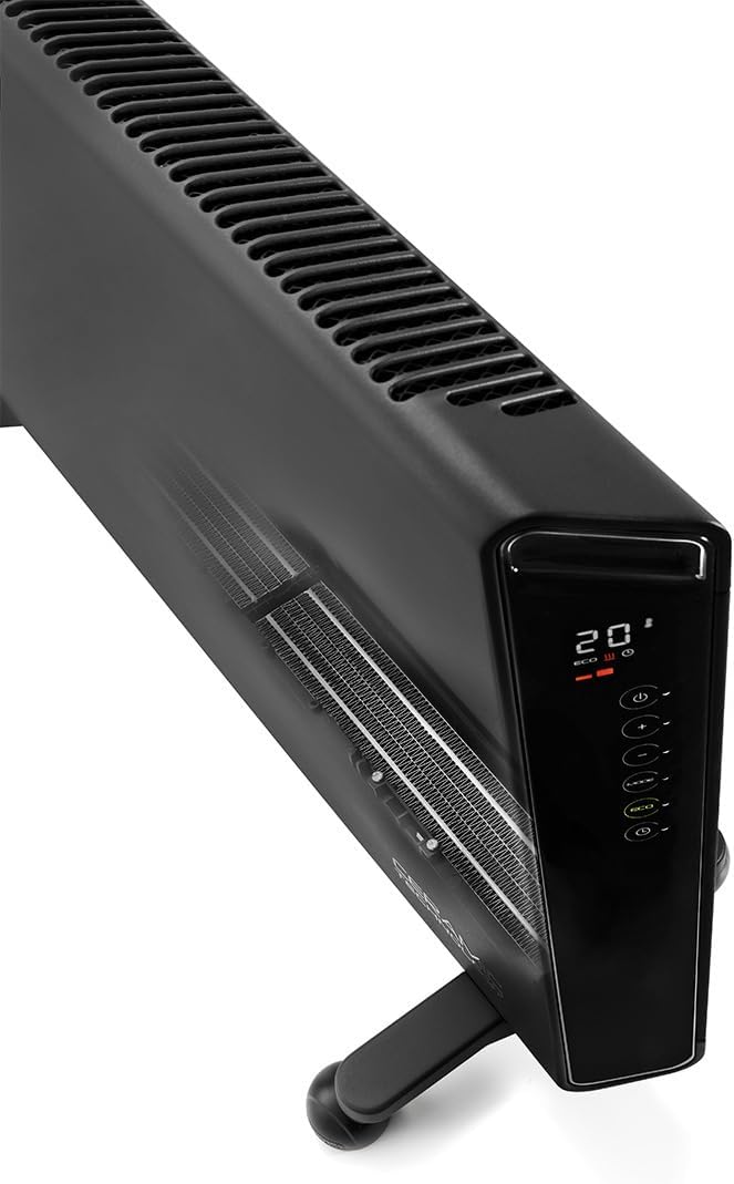 De'Longhi HX65L22 Konvektor, mobiler Heizkörper, schwarzgrau, für bis zu 65m³