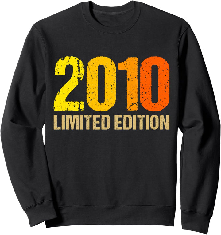 14. Geburtstag Junge Mädchen 14 Jahre 2010 Lustig Geschenk Sweatshirt