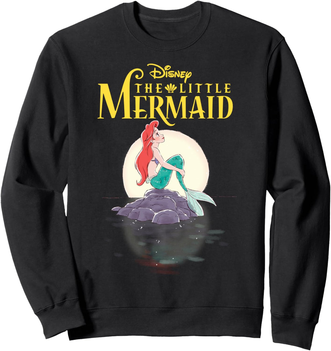 Disney Little Mermaid Movie Poster Sunset Sweatshirt