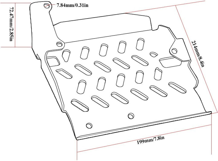 X ADV Motorrad Kufen Platte Motorabdeckung Schutz des Rahmens CNC Aluminium für X-ADV X ADV 750 2017