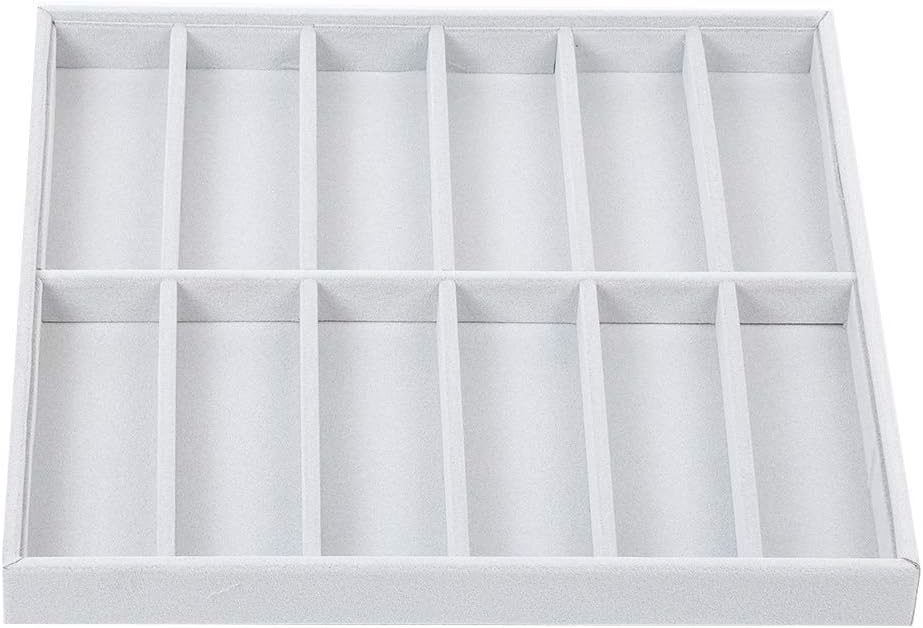 Sonnenbrillen-Aufbewahrungsbox, 12 Gitter Sonnenbrillen-Aufbewahrungsbox Brillenetui Organizer Schmu