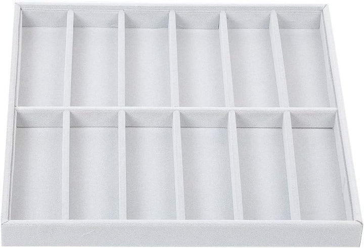 Sonnenbrillen-Aufbewahrungsbox, 12 Gitter Sonnenbrillen-Aufbewahrungsbox Brillenetui Organizer Schmu