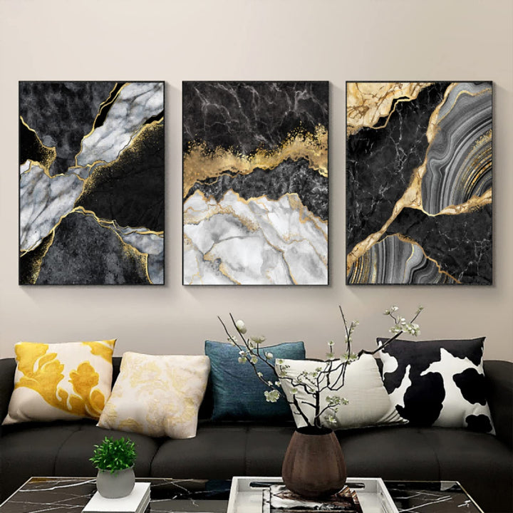 WADBTP Islamische Leinwand Bilder,Islamic Leinwand Malerei,Marble Background Allah Islamic Arabic Ca