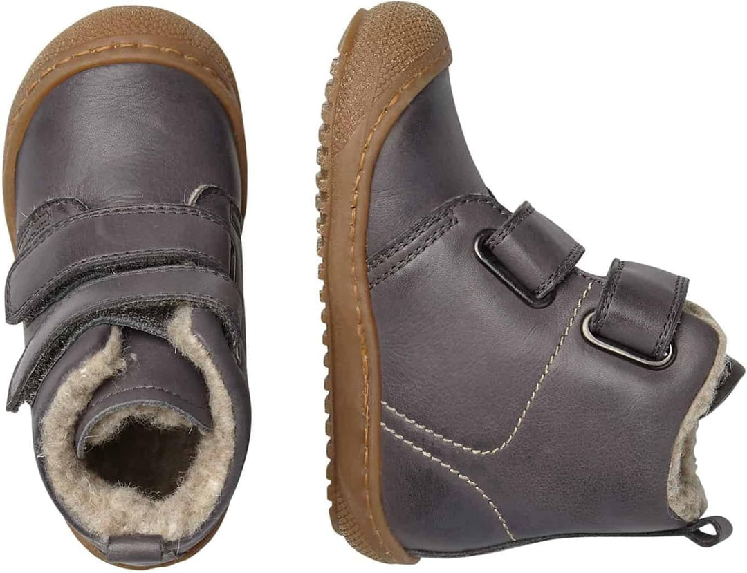 Naturino Stiefeletten aus gefüttertem Nappaleder 18 EU Anthrazit, 18 EU Anthrazit