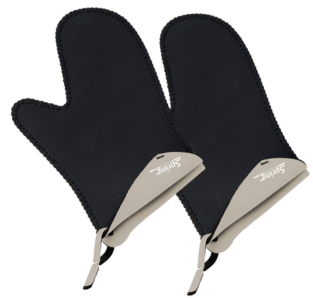 Spring GRIPS Ofenhandschuhe Hitzebeständig | Neopren | -40° bis 250°C | rutschfest | universelle Grö