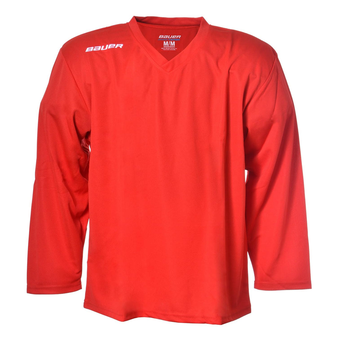 Bauer Eishockey-Trikot Flex-Serie, Herren, Flex, rot, Youth Goal Cut
