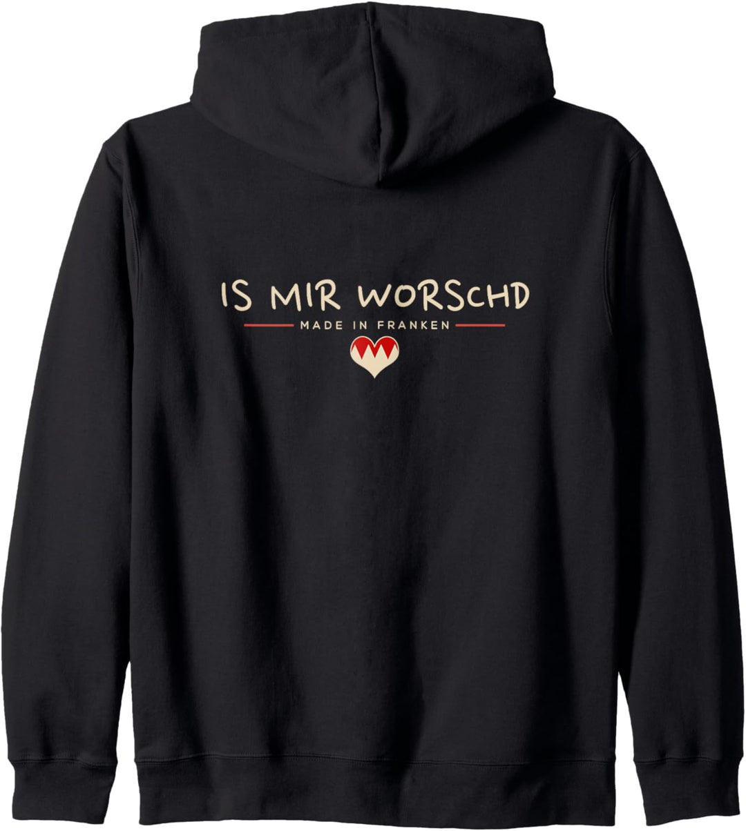 "Is mir worschd" Fränggisch Fränkisch lustige Franken Kapuzenjacke