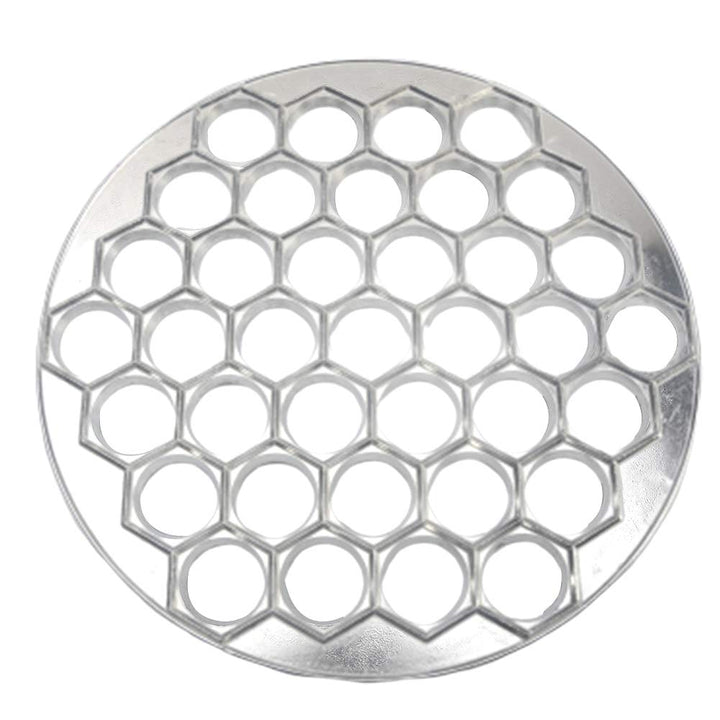 Teigtaschenformer, Aluminiumlegierung, Silber, 37 Löcher, Spülmaschinenfest, Manuell
