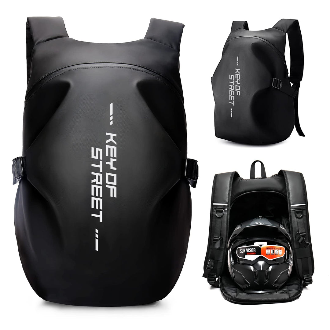 Motorradrucksäcke für Herren, wasserdichter Helmrucksack, Motorradzubehör, Laptoptaschen, Reiserucks