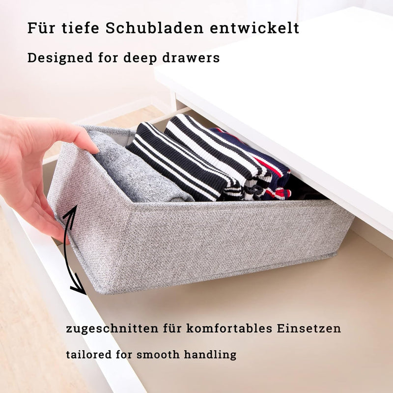 SIMPLE JOY® MALM FileFolding Box für ikea Kommode; DAS ORIGINAL; passgenau; Stabiler Boden; Schublad