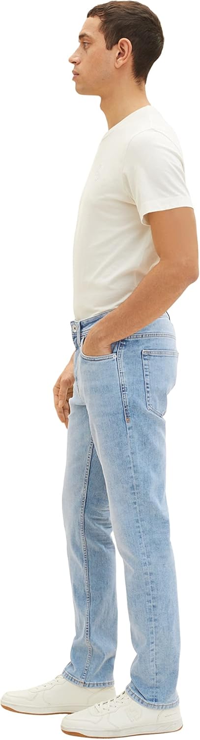 TOM TAILOR Herren Josh Regular Slim Jeans 29W / 32L 10118 - Used Light Stone Blue Denim, 29W / 32L 1