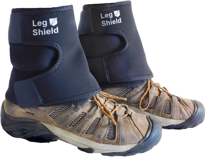 Leg Shield Niedrige Gamaschen – Klettverschluss-Design für einfaches An- und Ausziehen – Neopren-Bei