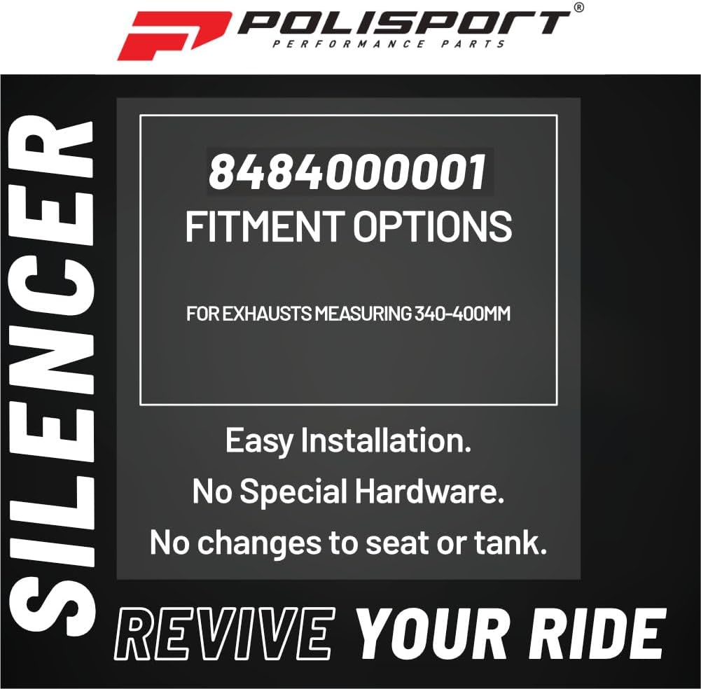 Polisport 340-400 Mm Silencer Protector One Size