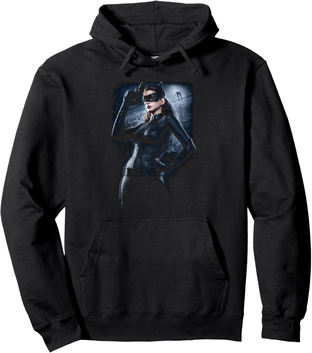 Batman Dark Knight Rises Catwoman Black Pullover Hoodie