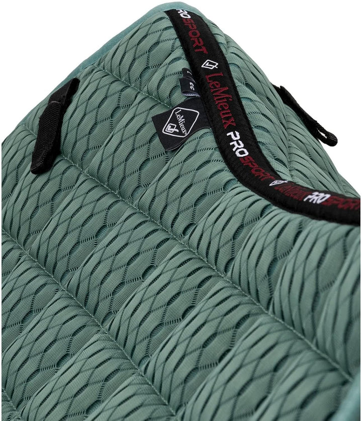 LeMieux Prosport Cotton Close Contact Square Schabracke L Sage Carbon Mesh Square, L Sage Carbon Mes