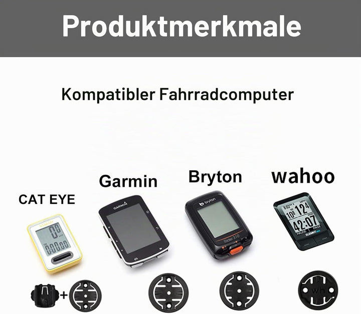 BSSOK Integrierte Fahrrad Computer Halterung für Rennrad, Aluminiumlegierung, Lenkerhalterung Kompat