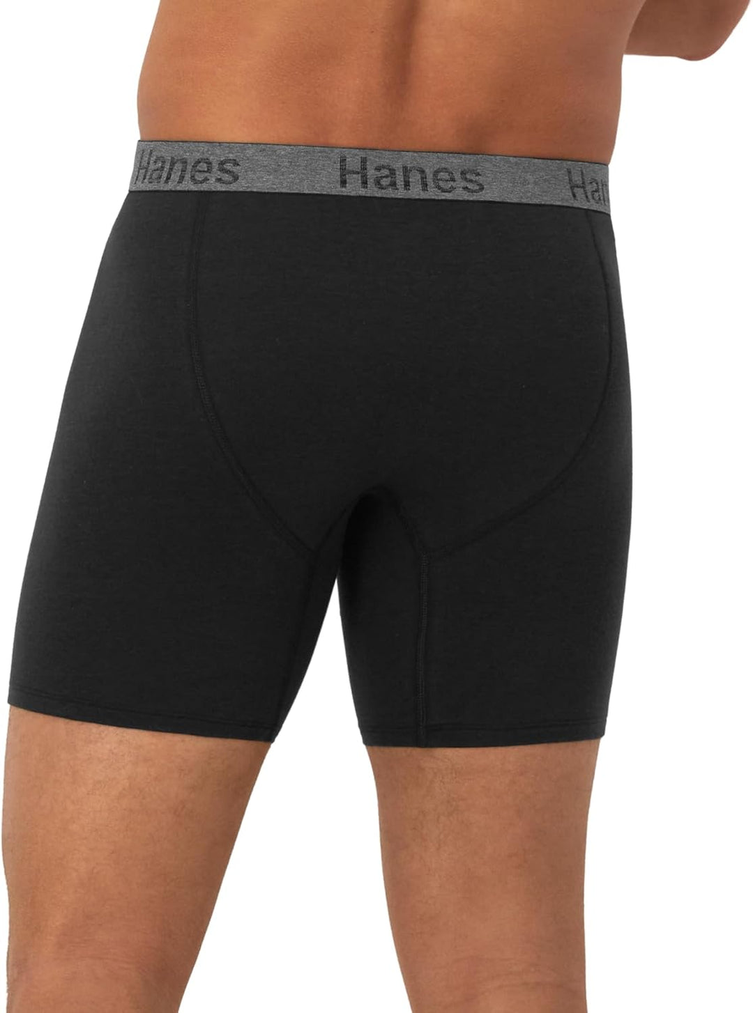 Hanes Herren Herren Comfort Flex Fit Boxershorts, Ultraweicher Stretch, Langes Bein und Normales Bei