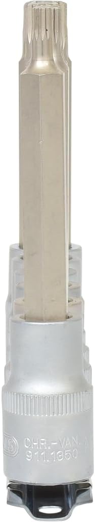 KS Tools 911.1358 1/2" Bit-Stecknuss-Satz XZN, lang, 6-tlg., M5-M14