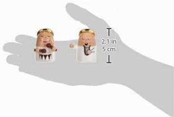 Alessi "Angels Band" Set bestehend aus zwei Figuren, Porzellan, Handdekoriert