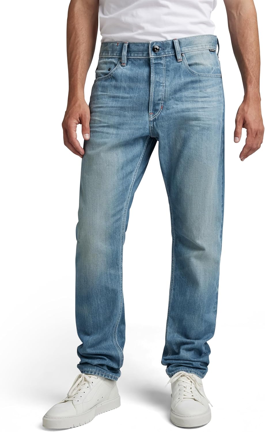 G-STAR Herren Triple A Straight Jeans 29W / 34L Blau (Antique Faded Moonlit Ocean), 29W / 34L Blau (