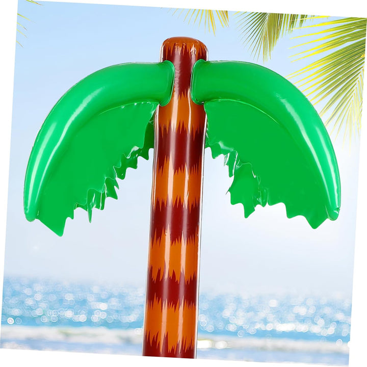 Toyvian Aufblasbare Palm Bäume Und Kokospalmen 2 Stück Sommerspielzeug Für Pool Und Strand Mit Spezi