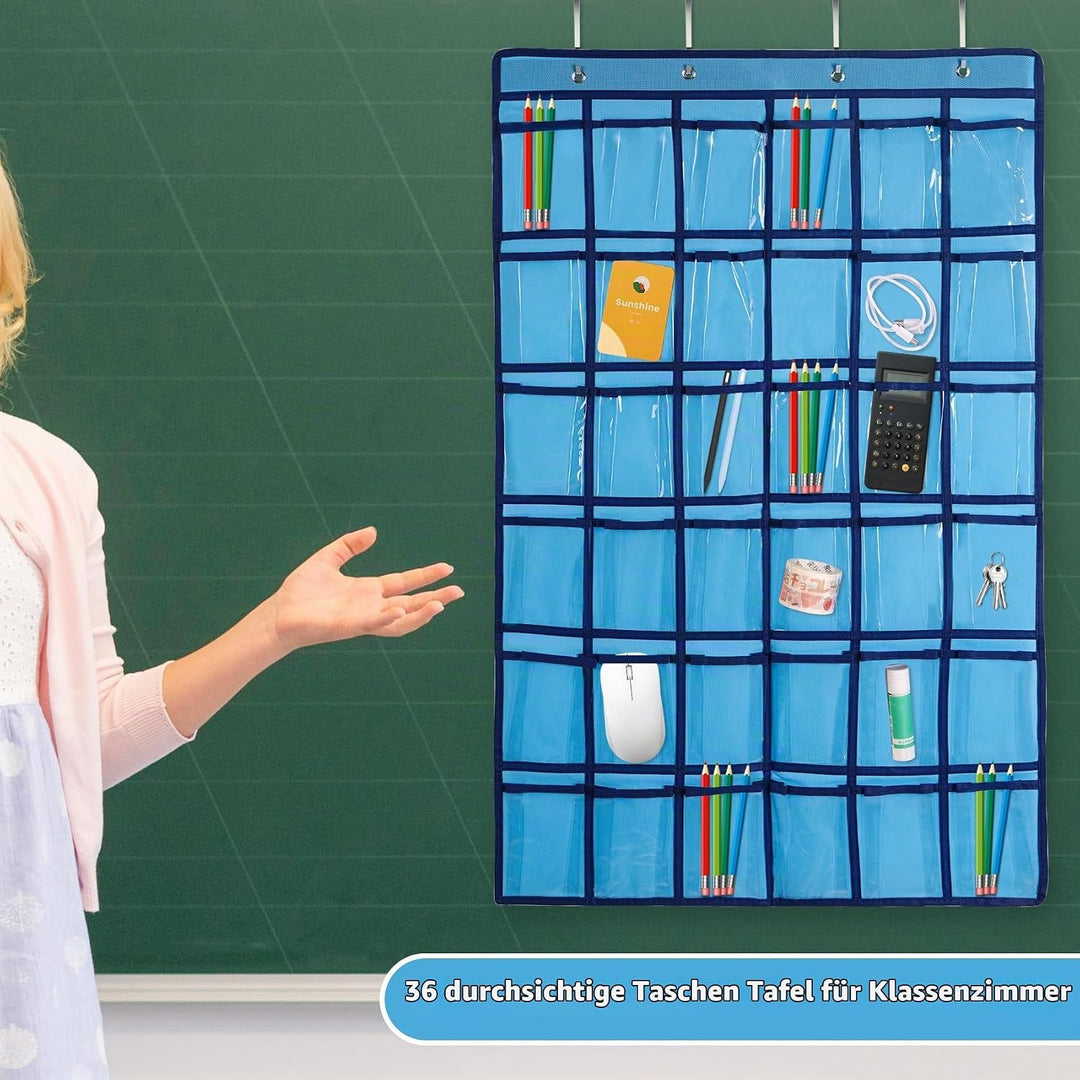 SAVORLIVING Organizer zum Aufhängen über der Tür, Handy, zum Aufhängen, Klassenzimmer, Diagramm, Wan