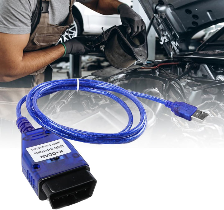 Namvo K+Dcan USB-Kabel mit Schalter für Chassis-Diagnosetool der E-Serie, OBD2-Kabel,kompatible Fehl