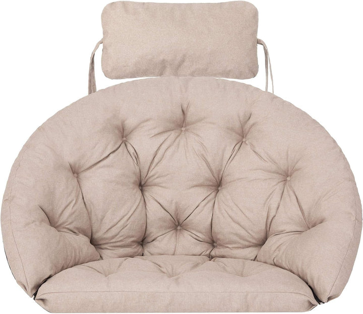 Hängesessel Kissen, Polster, Auflage für Polyrattan & Rattan Hängeschaukel, Sitzauflage für Hängekor