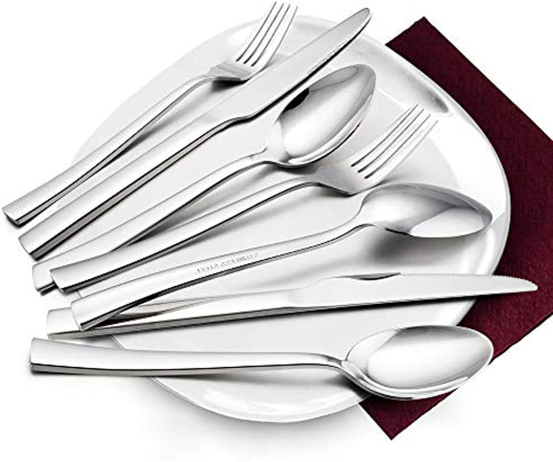 Besteck Set, HaWare 30-teilig Besteckset für 6 Personen mit Messer/Gabel/Löffel, Edelstahl Essbestec